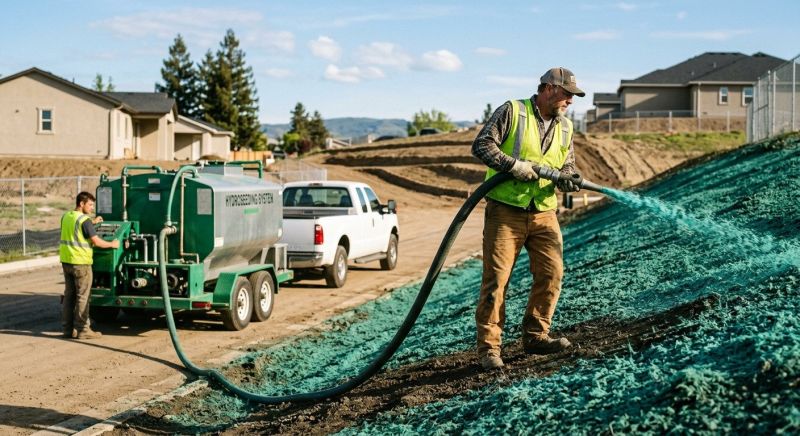Hill Hydroseeding in Ventura County, CA